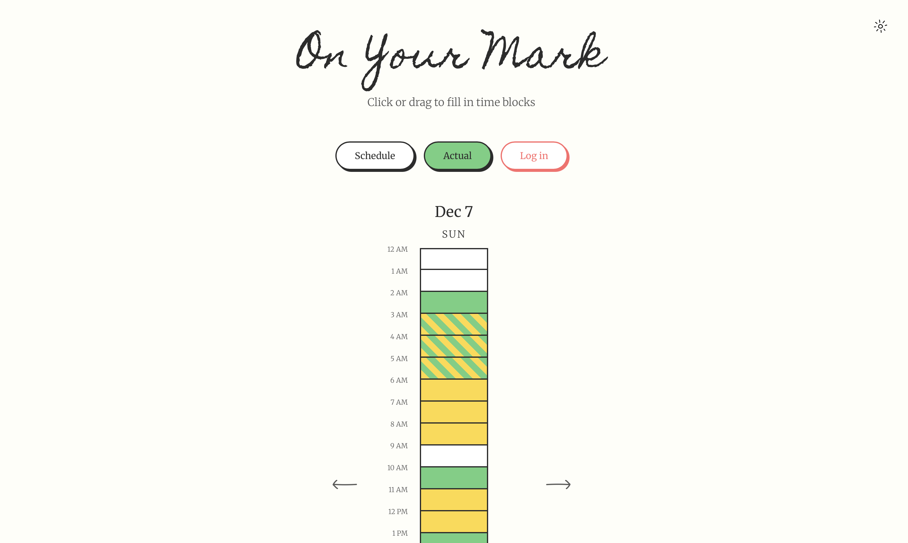 On Your Mark screenshot