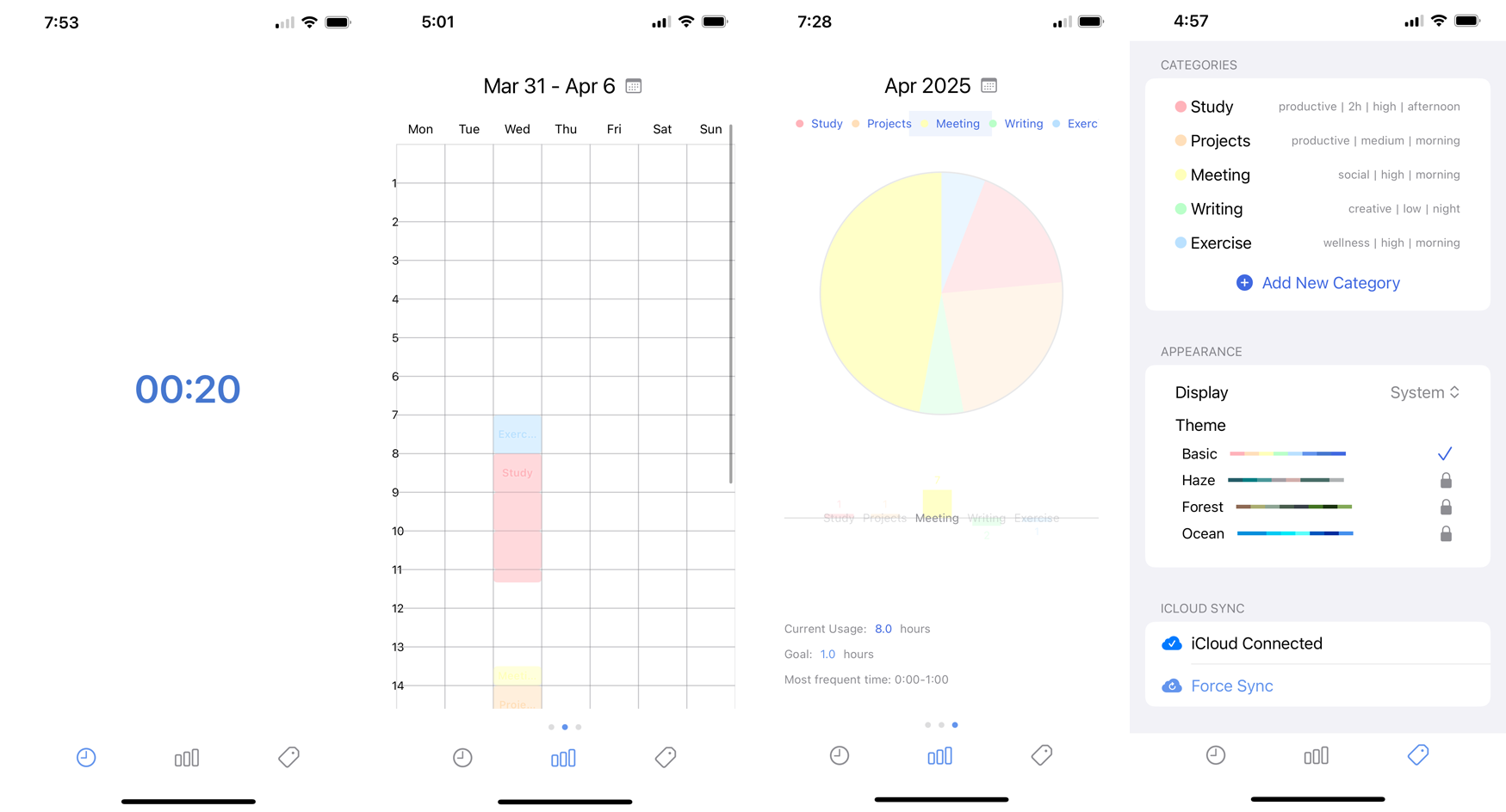 Tickly app screenshots